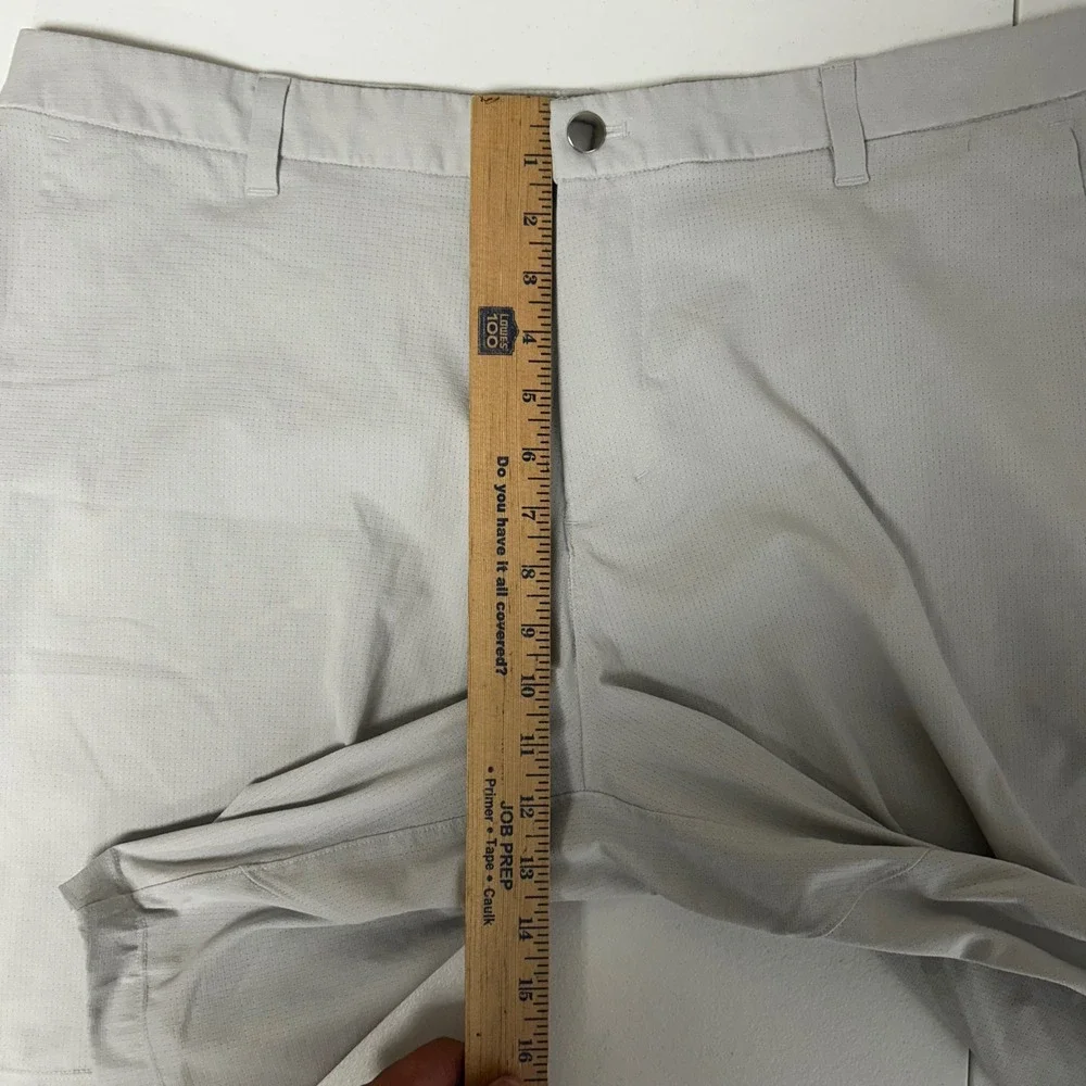 Lululemon Commission Golf Shorts Mens 38 Grey Textured Performance